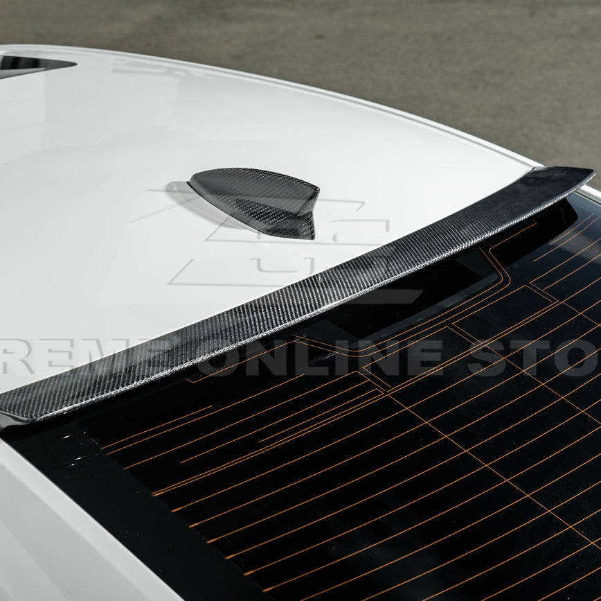 EOS Carbon Fiber Roof Spoiler - Cadillac CT4-V Blackwing (SPOILER-1387-BKCF)