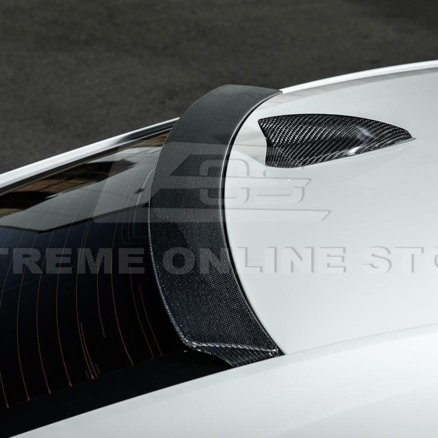 EOS Carbon Fiber Roof Spoiler - Cadillac CT4-V Blackwing (SPOILER-1387-BKCF)