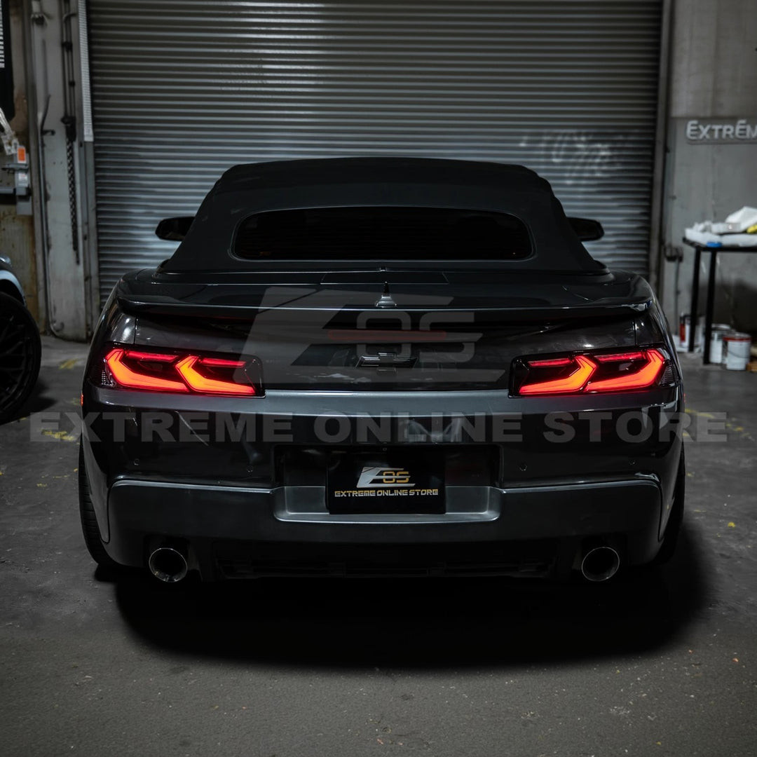 EOS LED Sequential Tail Lights - Smoked Lens - 2014-2015 Chevrolet Camaro (TL-1179-SM)