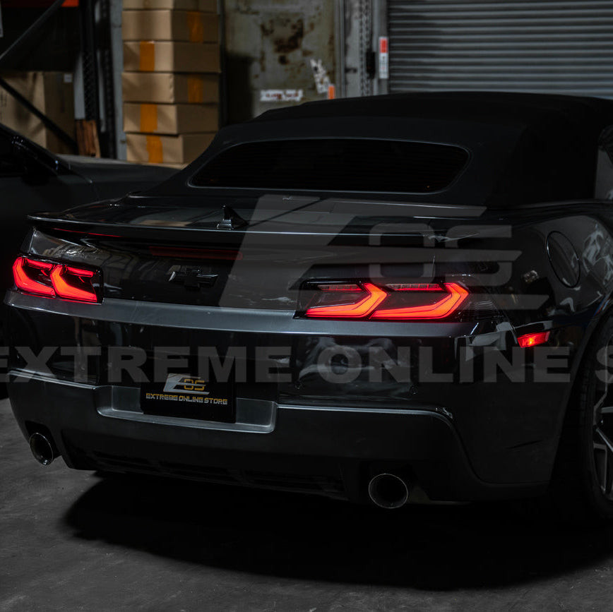 EOS LED Sequential Tail Lights - Smoked Lens - 2014-2015 Chevrolet Camaro (TL-1179-SM)
