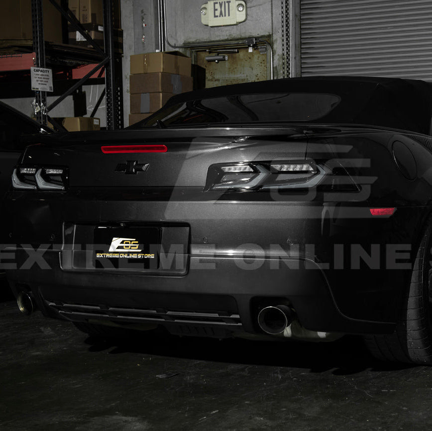 EOS LED Sequential Tail Lights - Smoked Lens - 2014-2015 Chevrolet Camaro (TL-1179-SM)