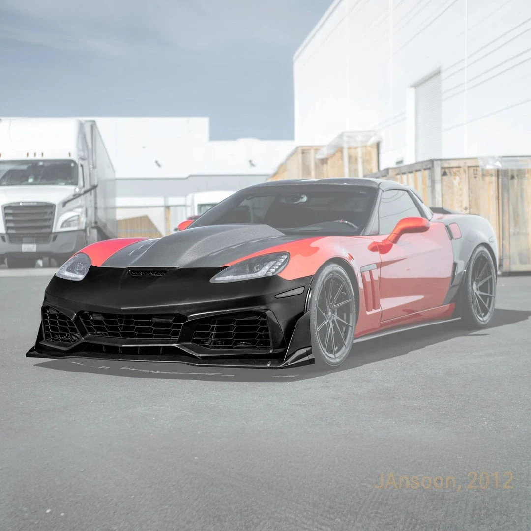 EOS ZR1 Front Bumper Conversion Kit - 05-13 C6 Corvette GS / Z06 / ZR1 (FBP-C6Z06-ZR1)