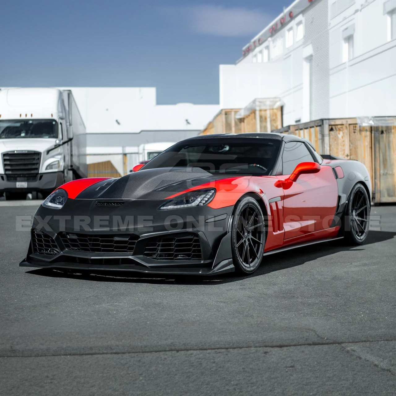 EOS ZR1 Front Bumper Conversion Kit - 05-13 C6 Corvette GS / Z06 / ZR1 (FBP-C6Z06-ZR1)