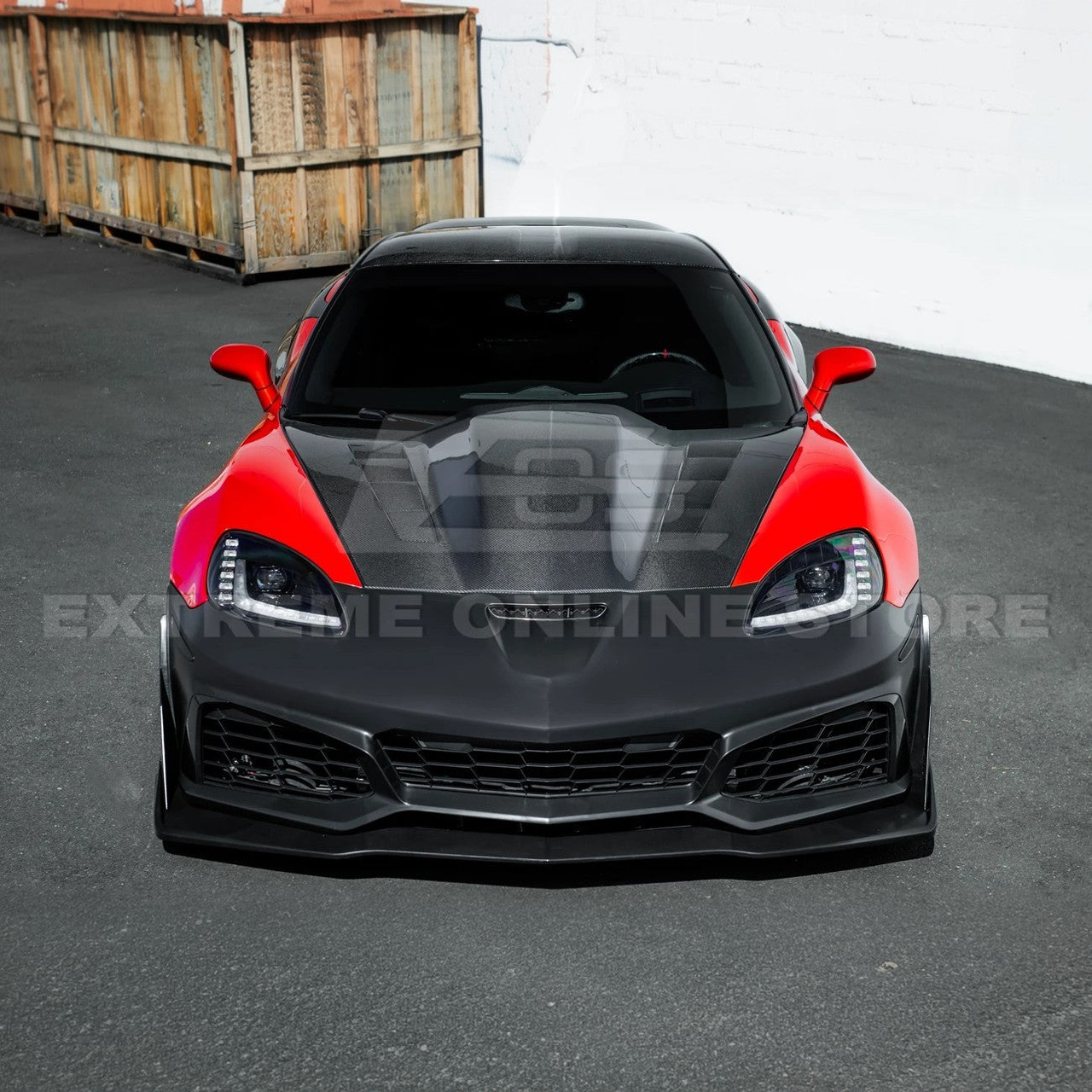 EOS ZR1 Front Bumper Conversion Kit - 05-13 C6 Corvette GS / Z06 / ZR1 (FBP-C6Z06-ZR1)