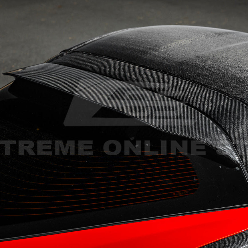 EOS Carbon Fiber Roof Spoiler - 05-13 C6 Corvette Base / GS / Z06 / ZR1 (SPOILER-1357-BKCF)