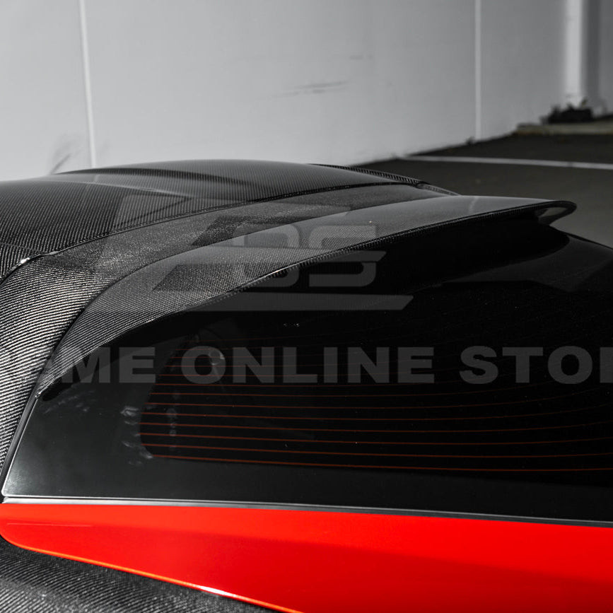 EOS Carbon Fiber Roof Spoiler - 05-13 C6 Corvette Base / GS / Z06 / ZR1 (SPOILER-1357-BKCF)