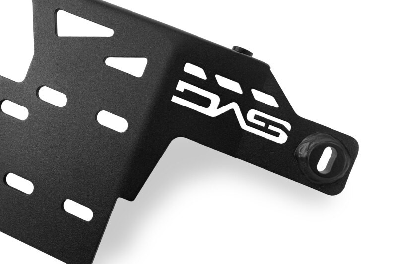 DV8 Offroad 25-26 Toyota 4Runner i-Force MAX Compressor Mount - Micro Texture Black Powder Coat - CMTF3-01 Photo - Close Up
