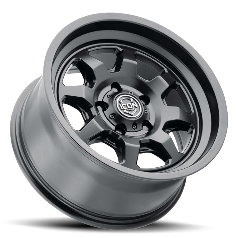 ICON Nuevo 17x8.5 / 5x150 / 25mm Offset / 5.75in BS Satin Black Wheel - 8117855557SB Photo - Unmounted