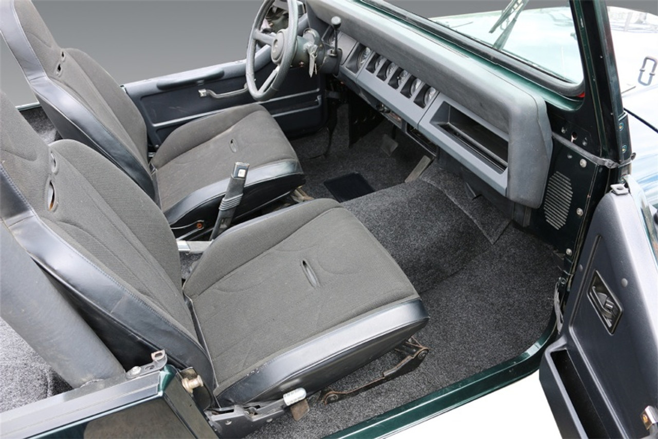 BedRug 76-95 Jeep CJ-7/YJ Front Kit 8pc Floor Kit (Incl Heat Shields) - BRCYJ76F