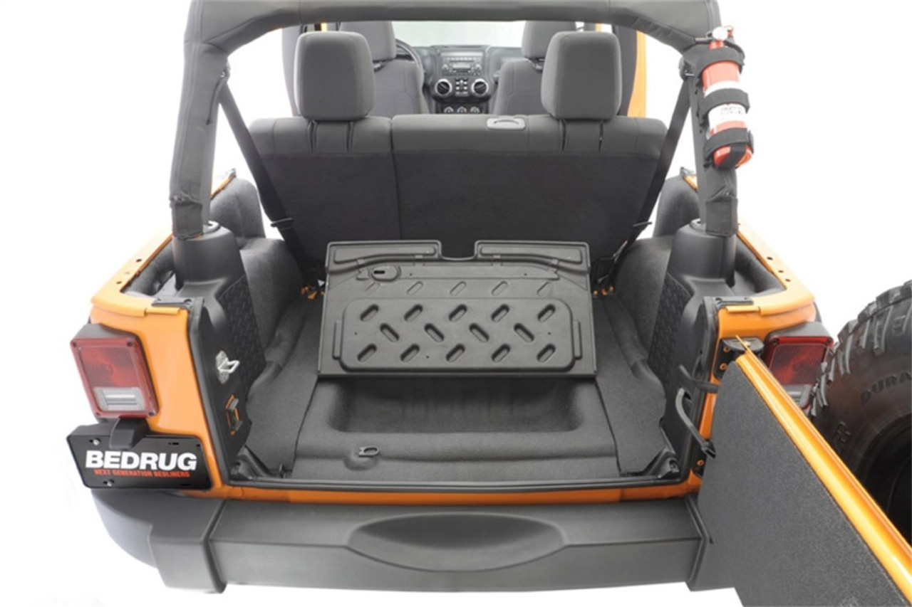 BedRug 11-16 Jeep JK 2Dr Rear 5pc BedTred Cargo Kit (Incl Tailgate & Tub Liner) - BTJK11R2