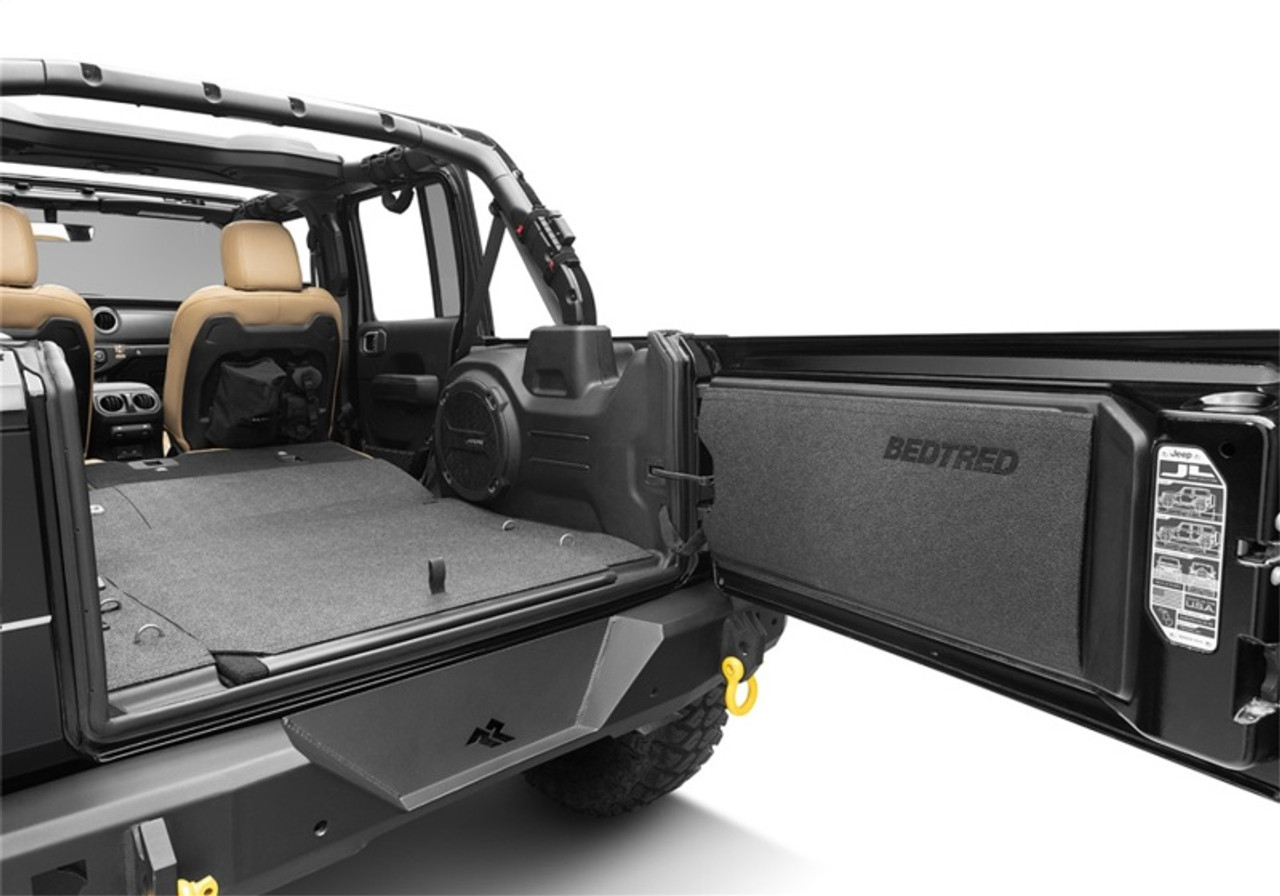 BedRug 18-23 Jeep JL 2-Door 2pc Front Floor BedTred Kit - BTJL18F2