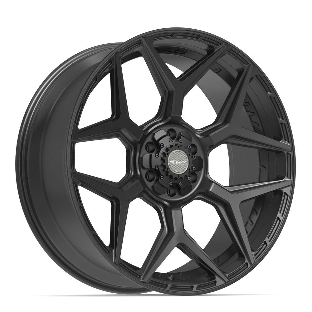 4PLAY 4P06 24x10 6x135 + 6x139.7 18et Satin Black Wheel