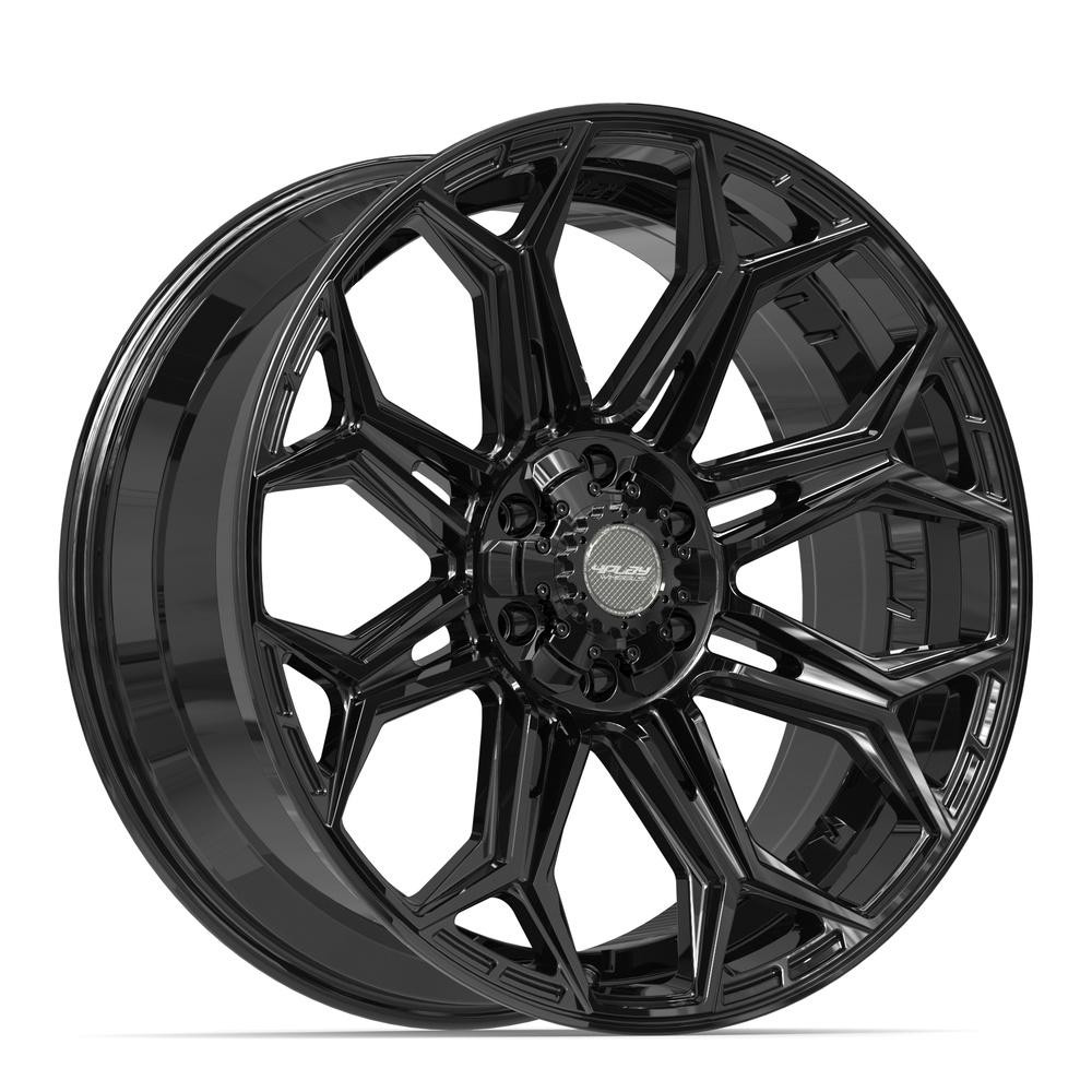 4PLAY 4P83 22x9 6x135 + 6x139.7 12et Gloss Black Wheel
