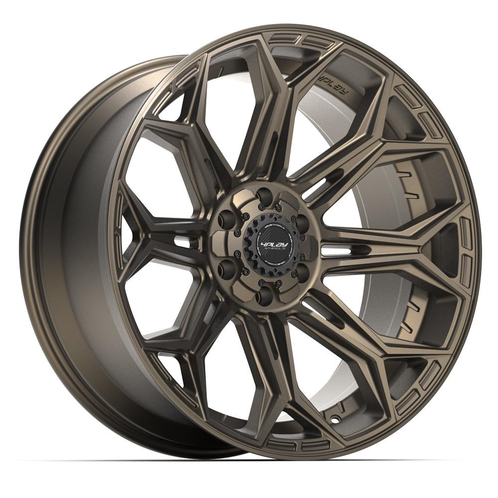 4PLAY 4P83 22x10 6x135 + 6x139.7 -18et Satin Bronze Wheel