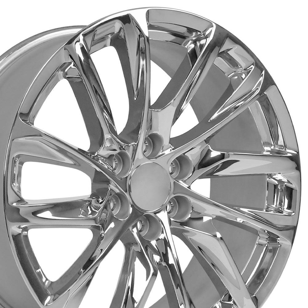OE Wheels CA90 22x9 6x139.7 28et Chrome Wheel SS: 9511088