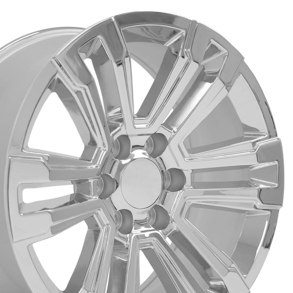 OE Wheels CV44 20x9 6x139.7 24et Chrome Wheel SS: 9509887
