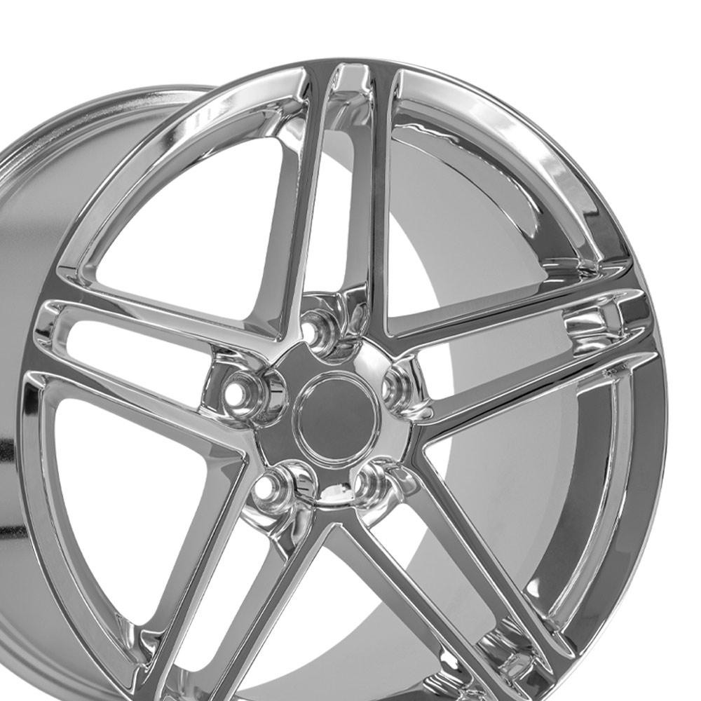 OE Wheels CV07A 18x10.5 5x120.65 56et Chrome Wheel