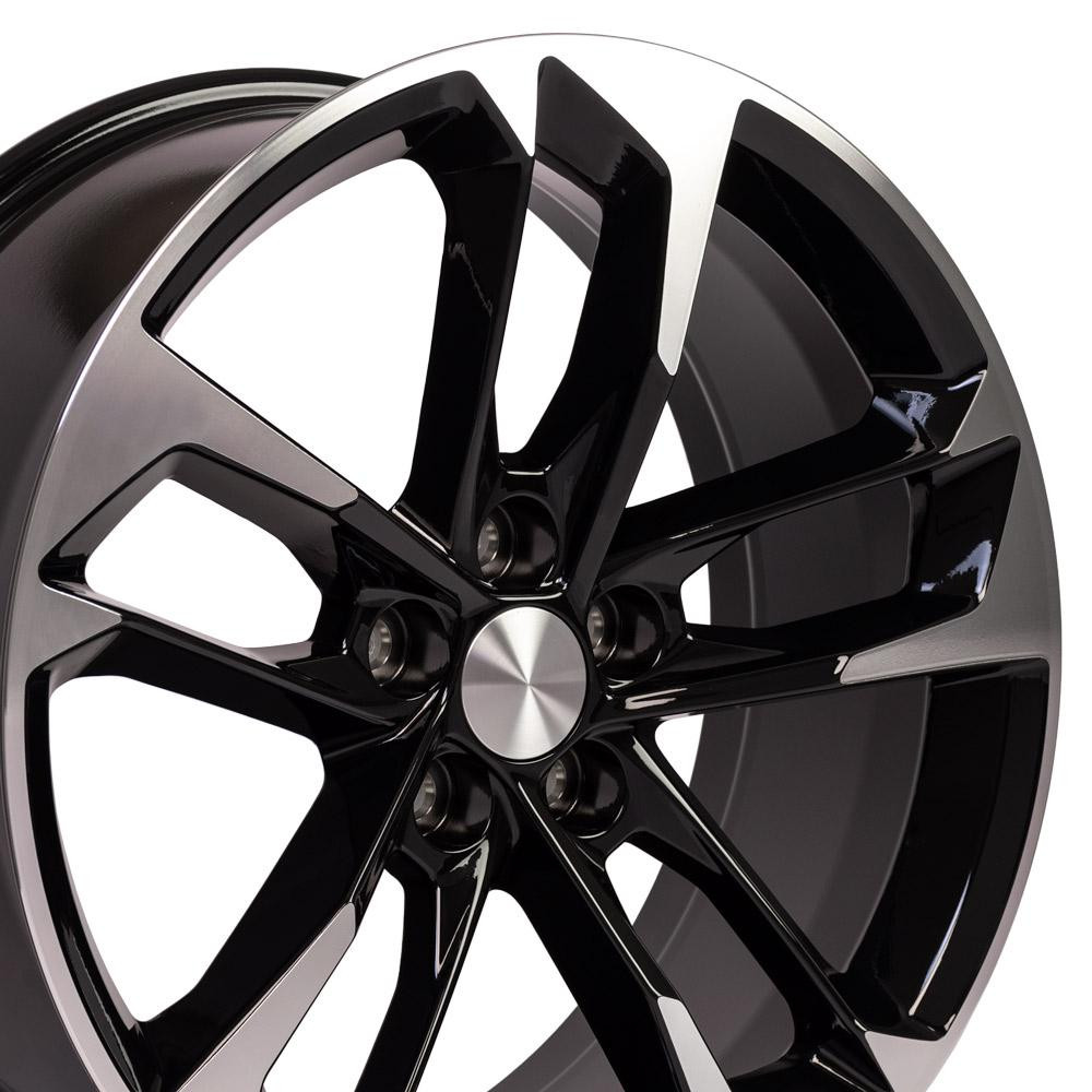 OE Wheels CV29 20x8.5 5x120 25et Gloss Black Machined Wheel