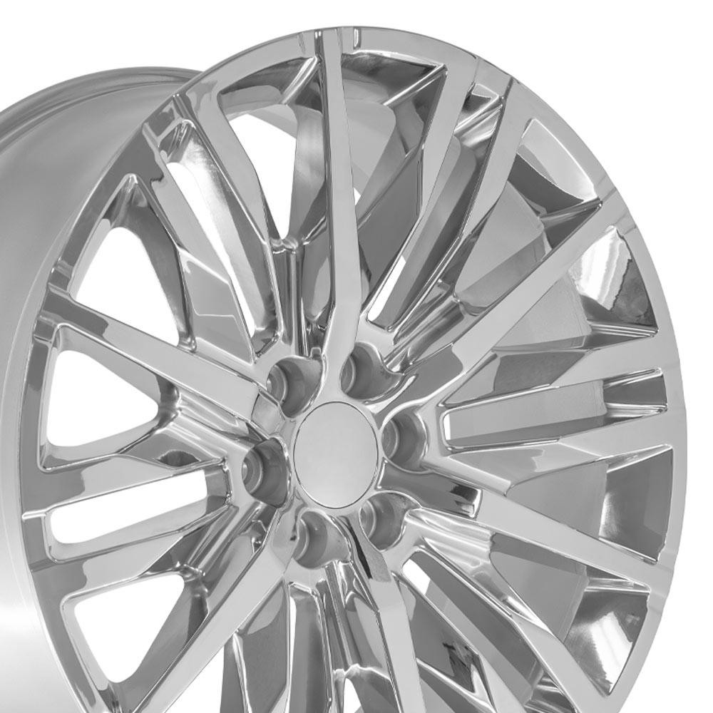 OE Wheels CV33 24x10 6x139.7 28et Chrome Wheel