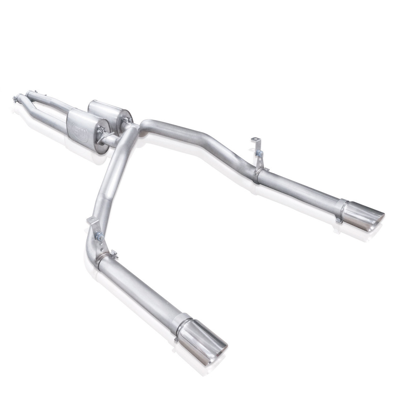 Stainless Works Catback Exhaust - Performance Connect  - Dual Rear Bumper Exit - 14-18 Silverado & Sierra