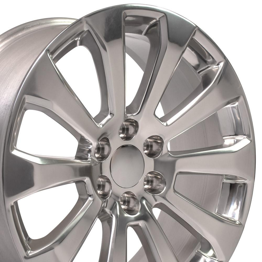 OE Wheels CV95 22x9 6x139.7 28et Polished Wheel
