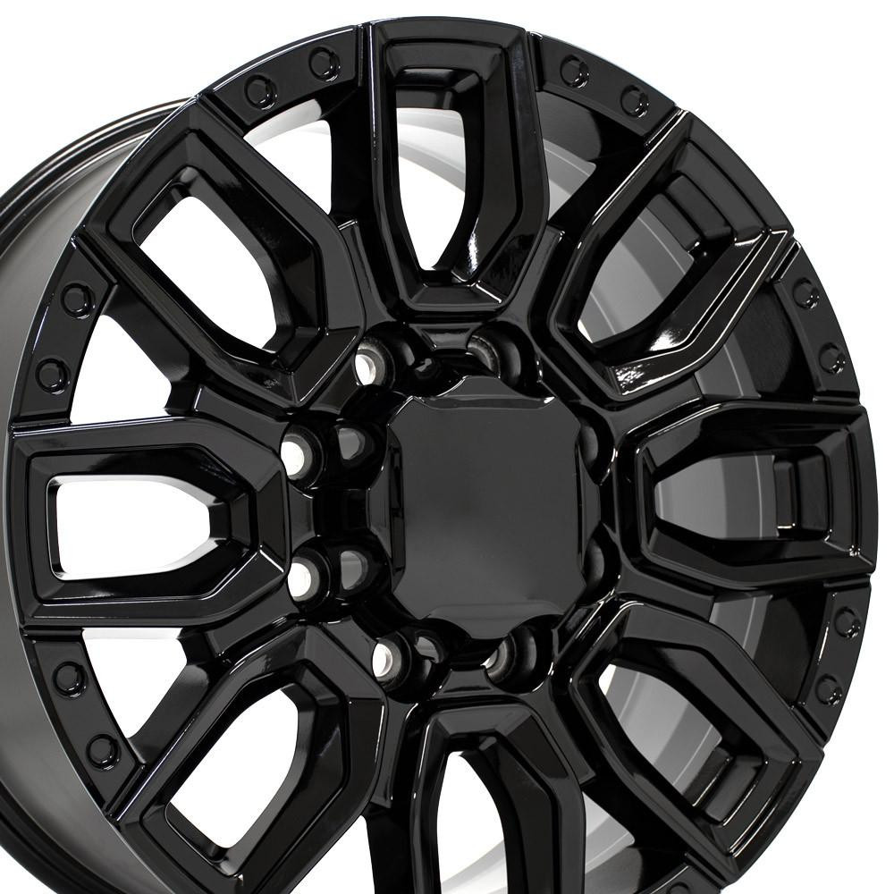 OE Wheels CV97A 20x8.5 8x165.1 12et Gloss Black Wheel