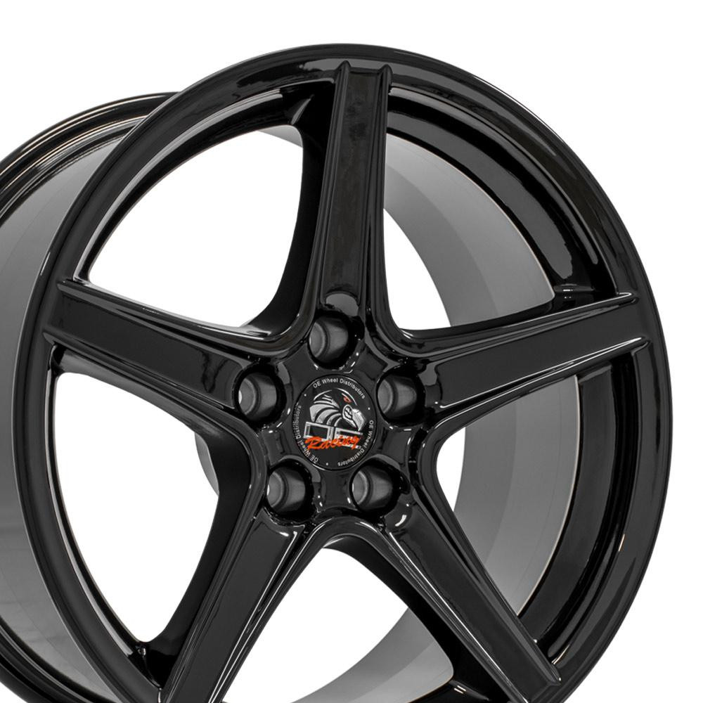 OE Wheels FR06B 18x9 5x114.3 24et Gloss Black Wheel