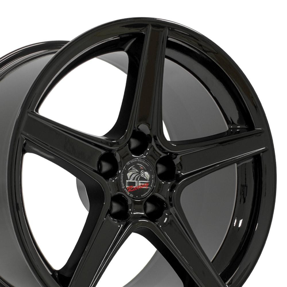OE Wheels FR06B 18x10 5x114.3 22et Gloss Black Wheel