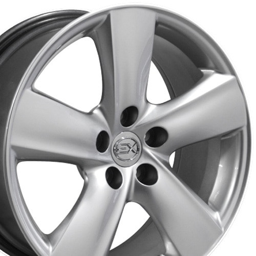 OE Wheels LX19 18x8 5x114.3 35et Gloss Hyper Silver Wheel