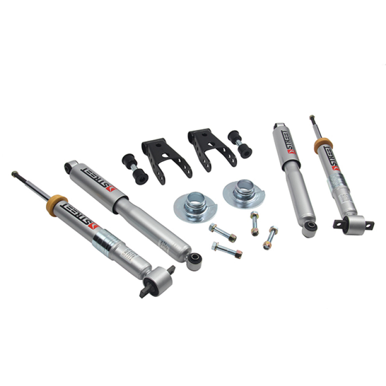 Belltech 15-17 Ford F-150 +1in to -3in Front 2in Rear Lowering Kit - 1002SP