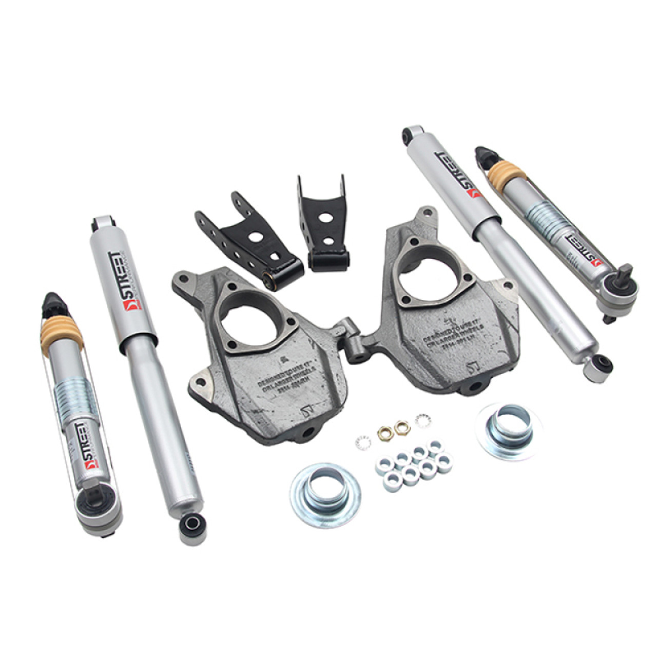 Belltech LOWERING KIT 16.5-18 Chevy Silverado/Sierra All Cab 2in F / 2or3in R w/ Street Perf Shocks - 1010SP