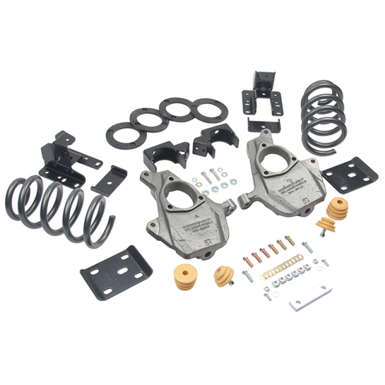 Belltech LOWERING KIT 16.5-17 Chevy Silverado Ext/Crew Cab 2WD 3-4F / 5-6R - 1013