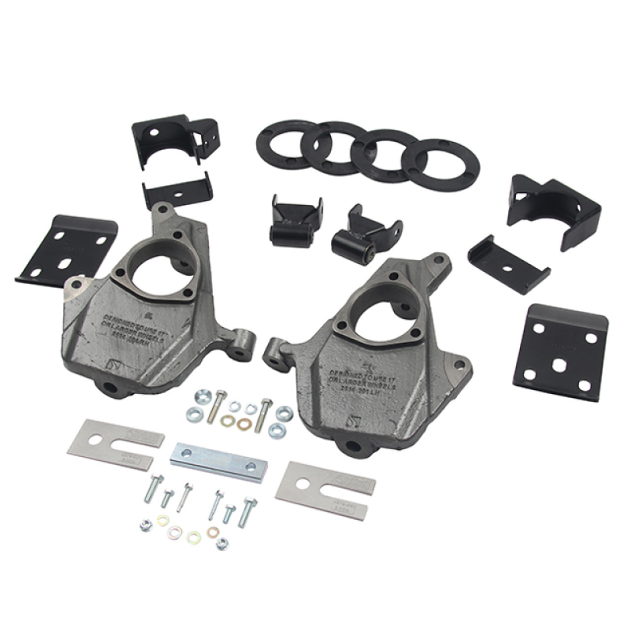 Belltech LOWERING KIT 16.5-17 Chevy Silverado Crew Cab 2WD 3-4F / 7R - 1016