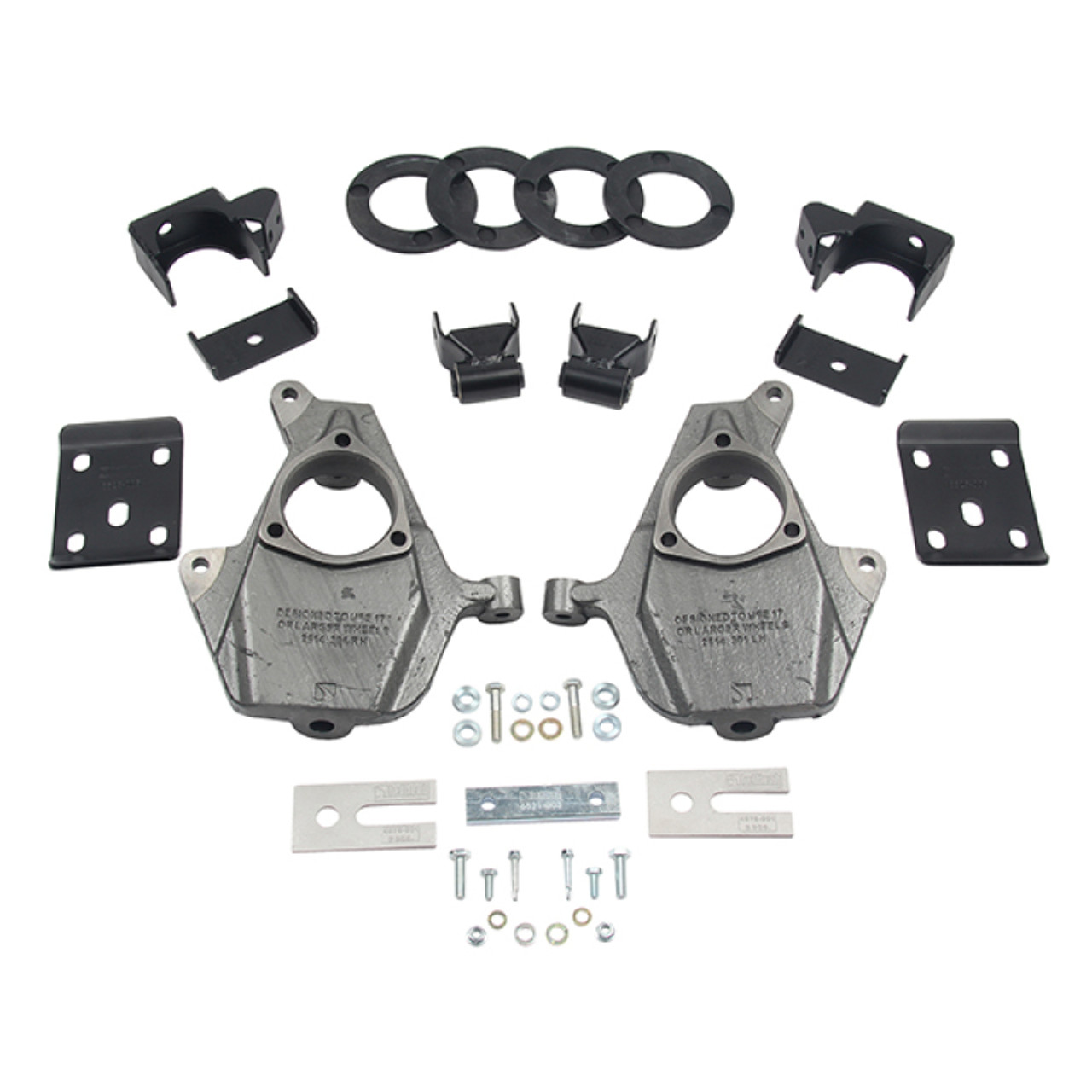 Belltech LOWERING KIT 16.5-17 Chevy Silverado Crew Cab 2WD 3-4F / 7R - 1016