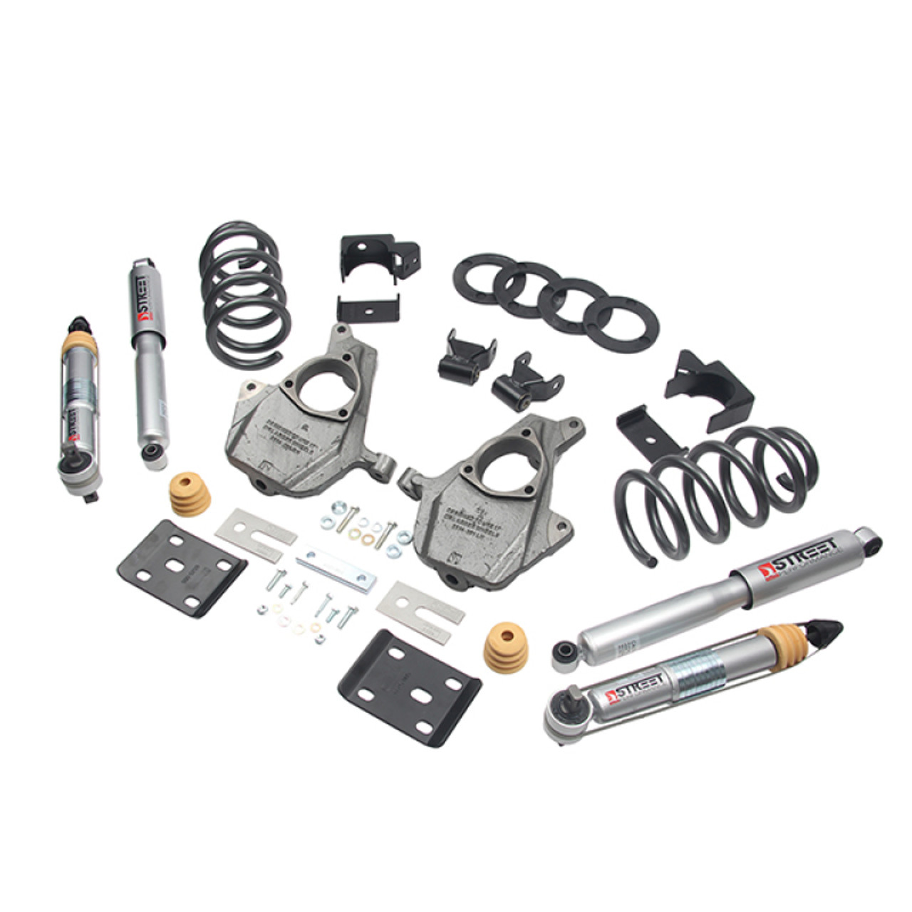 Belltech LOWERING KIT 16.5-17 Chevy Silverado Crew Cab 2WD 3-4F / 7R - 1016SP
