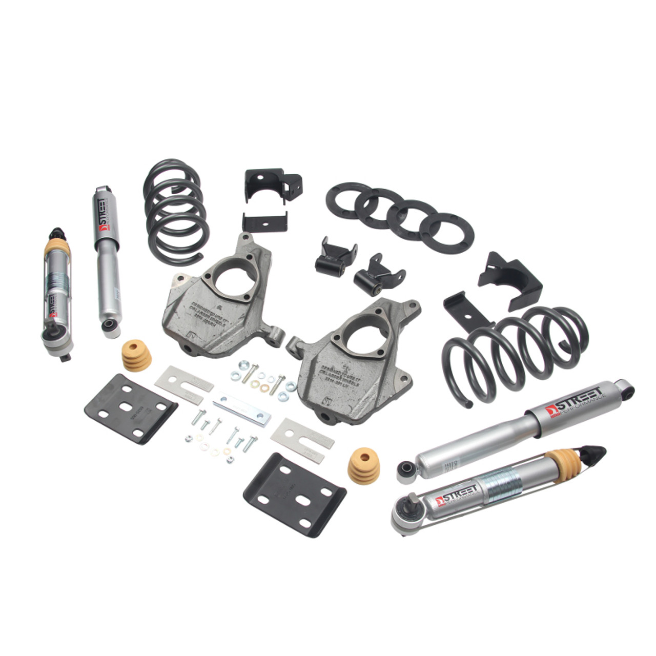 Belltech LOWERING KIT 16.5-17 Chevy Silverado Crew Cab 2WD 3-4F / 7R - 1016SP