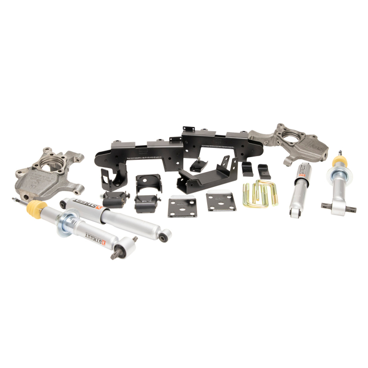 Belltech LOWERING KIT 2019 Chevrolet Silverado / GMC Sierra 1500 2WD All Cab - 2-4in Fr / 6in R - 1040SP