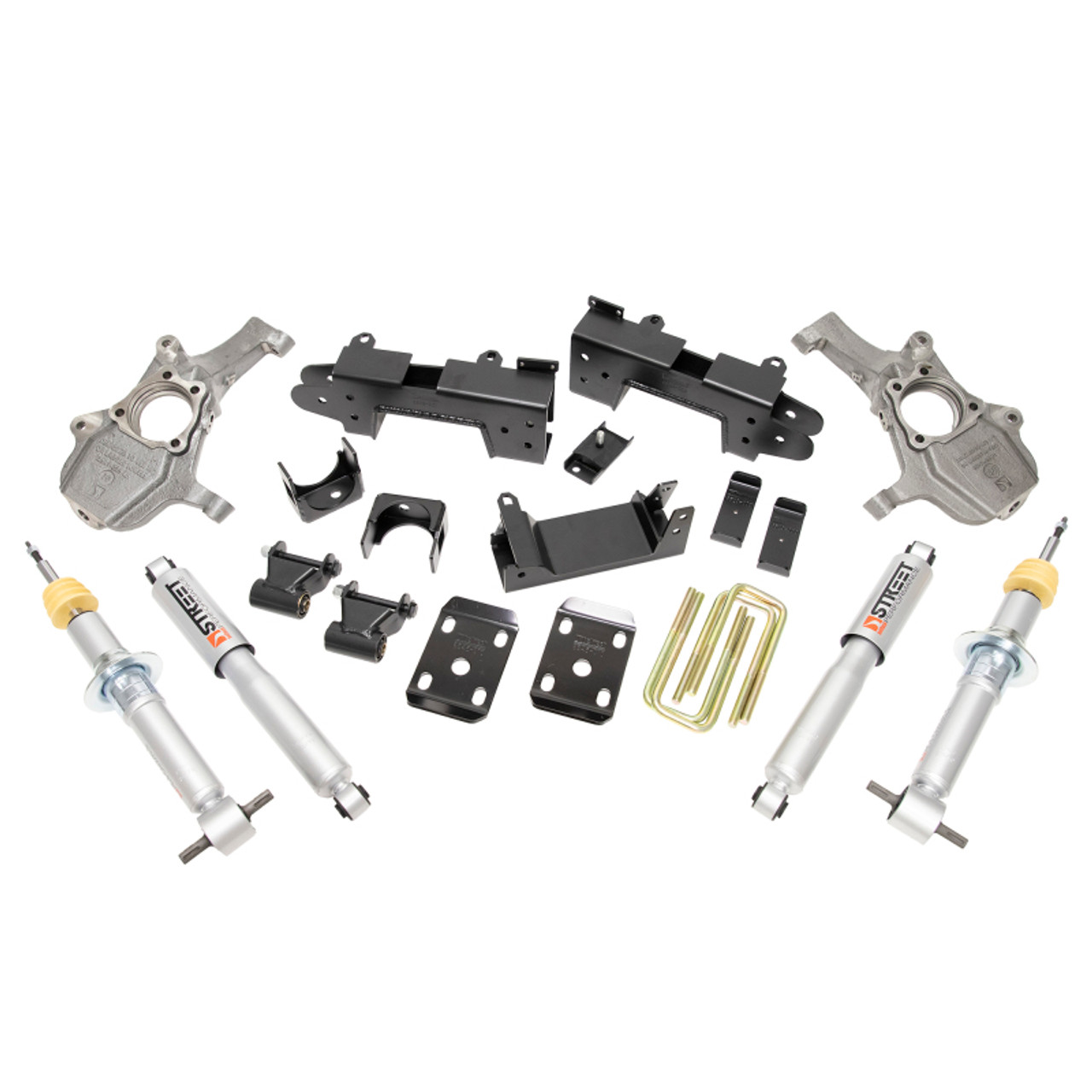 Belltech LOWERING KIT 2019 Chevrolet Silverado / GMC Sierra 1500 2WD All Cab - 2-4in Fr / 6in R - 1040SP