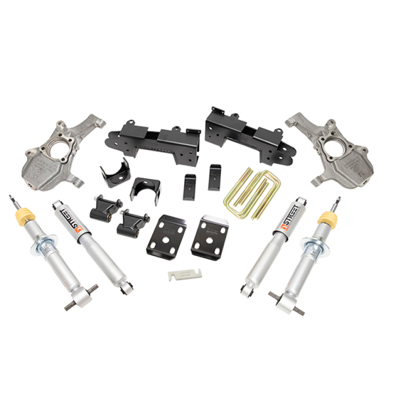 Belltech LOWERING Kit 2019 Chevy Silverado 1500/GMC Sierra 1500 4x4 4in Front/6in Rear - 1041SP