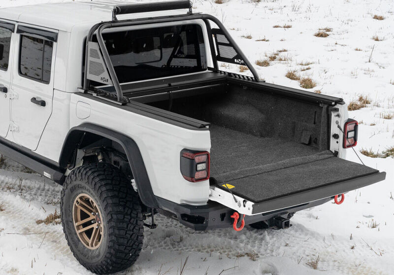 Husky Liners 20-26 Jeep Gladiator 5ft Bed Guardian Comfort Bed Liner - Full - HBRJ20SBK Photo - Mounted