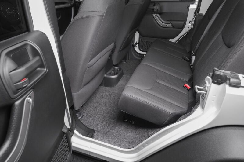 Husky Liners 07-17 Jeep Wrangler JKU 4dr Guardian Impact Jeep Liner - HBTJK07F4 Photo - Mounted