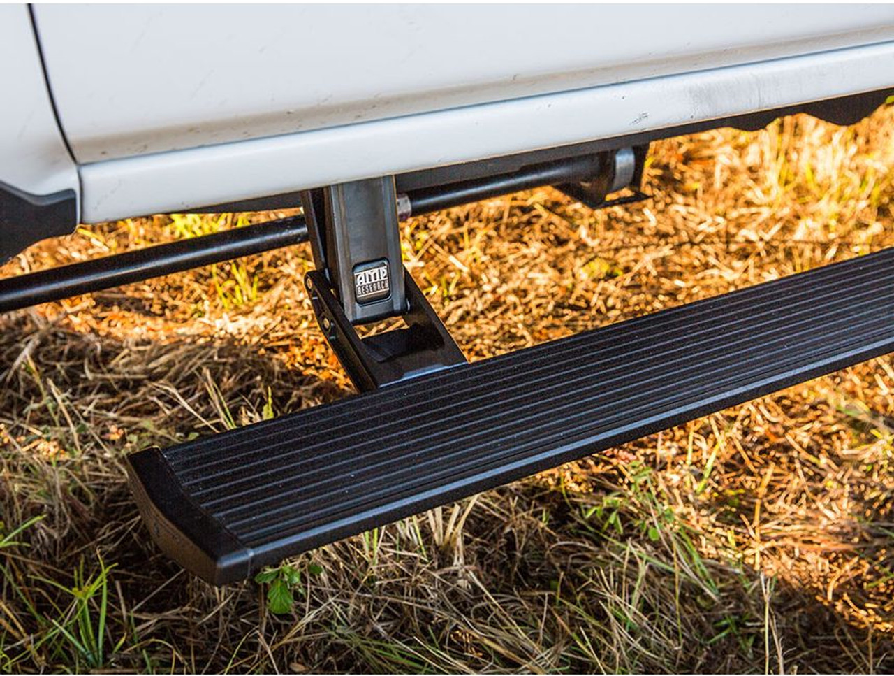 AMP Research Powerstep Electric Running Boards - Plug-n-Play - 14-18 Silverado & Sierra Crew Cab