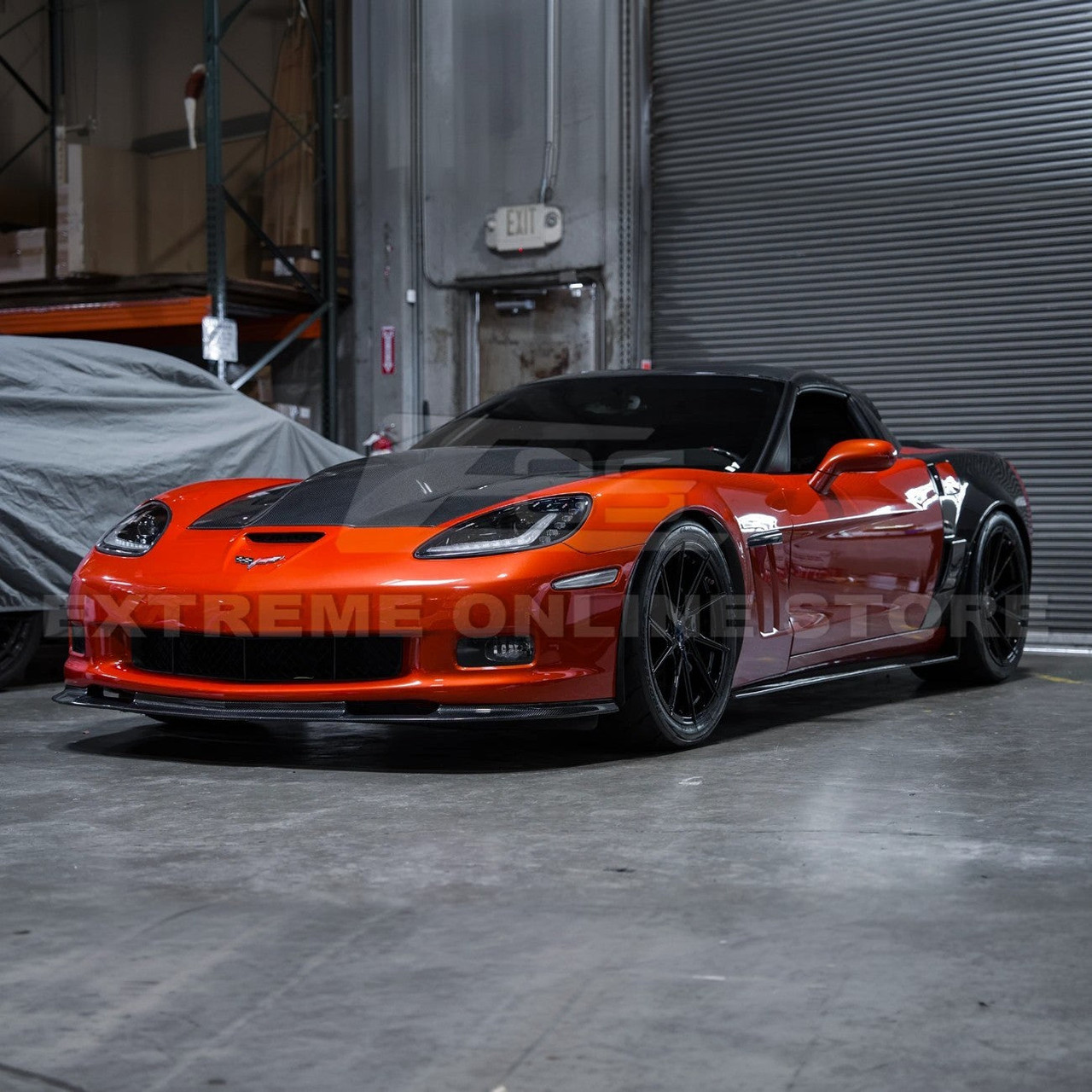 EOS Front Side Marker Lights - Clear - 05-13 C6 Corvette Base / GS / Z06 / ZR1 (LIGHT-1453-CL)