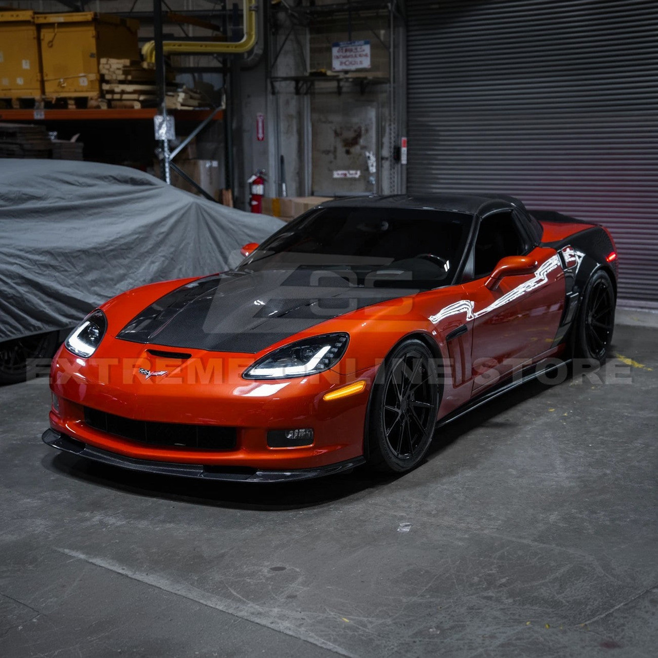 EOS Front Side Marker Lights - Clear - 05-13 C6 Corvette Base / GS / Z06 / ZR1 (LIGHT-1453-CL)