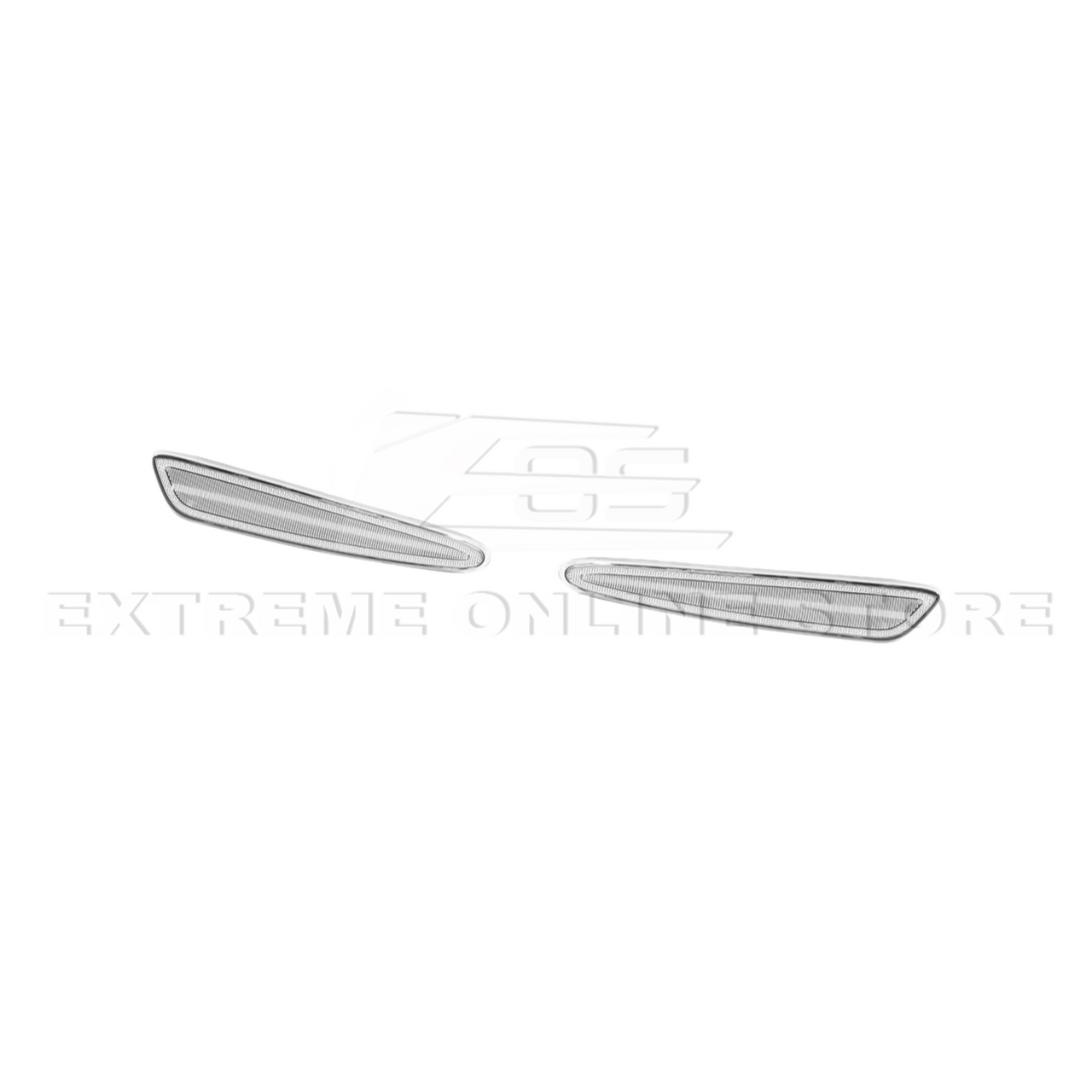 EOS Front Side Marker Lights - Clear - 05-13 C6 Corvette Base / GS / Z06 / ZR1 (LIGHT-1453-CL)
