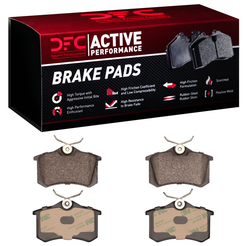 DFC 85-16 Volkswagen Golf Rear Low Metallic Active Performance Brake Pads - 1115-0340-00 Photo - Primary
