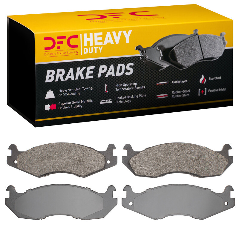 DFC 82-92 Jeep Wrangler Front Semi Metallic Heavy Duty Brake Pads - 1214-0203-00 Photo - Primary