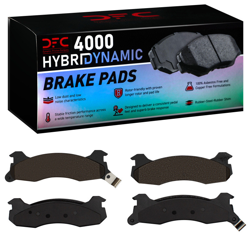 DFC 82-90 Mercury Capri Rear 4000 Hybridynamic Brake Pads - 4000-0204-00 Photo - Primary