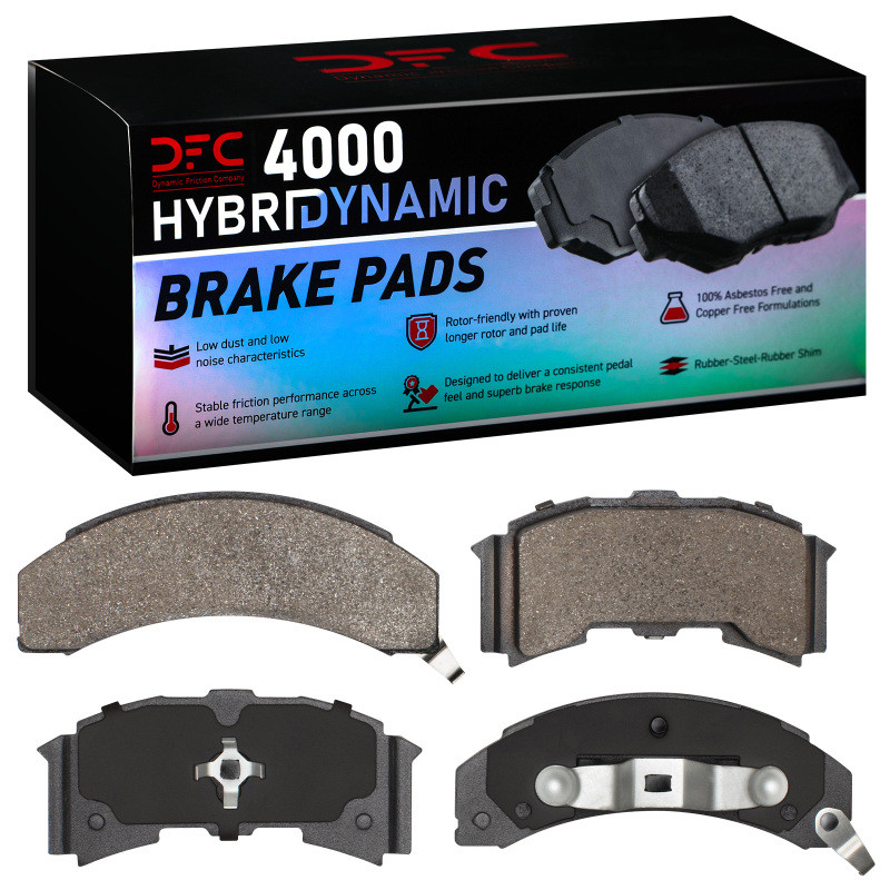 DFC 84-87 Pontiac Fiero Front 4000 Hybridynamic Brake Pads - 4000-0261-00 Photo - Primary