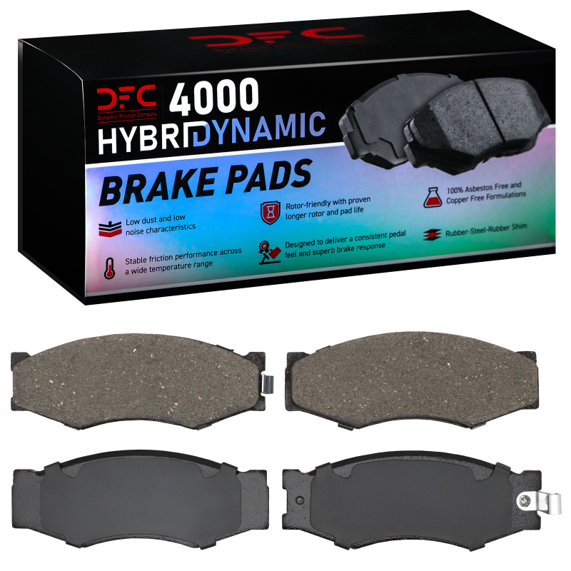 DFC 82-97 Nissan Stanza Front 4000 Hybridynamic Brake Pads - 4000-0266-00 Photo - Primary